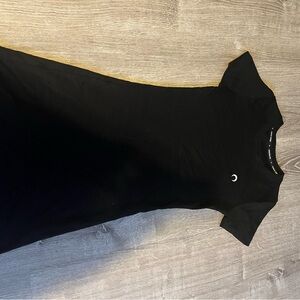 Marine Serre Fine Ribbed Organic Cotton T-shirt dress